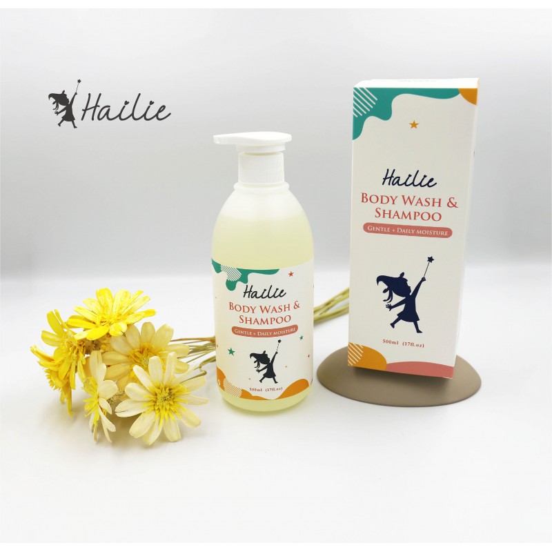 菏莉Hailie｜嬰幼兒2合1沐浴露